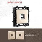 Вывод кабеля Arte Milano 217.49-1.shampan am