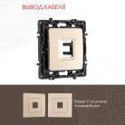 Вывод кабеля Arte Milano 217.49-1.shampan am