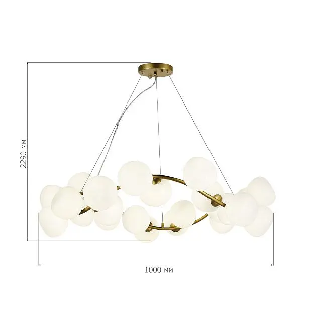 Светильник подвесной ST-Luce SL1519.303.24 SWEVEN