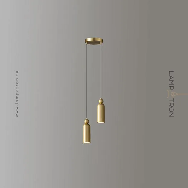 Парный подвесной LED светильник LEFFE DUO Цвет Латунь Lampatron leffe-duo-brass 7159-19627 Парный подвесной LED светильник LEFFE DUO Цвет Латунь Lampatron leffe-duo-brass 7159-19627