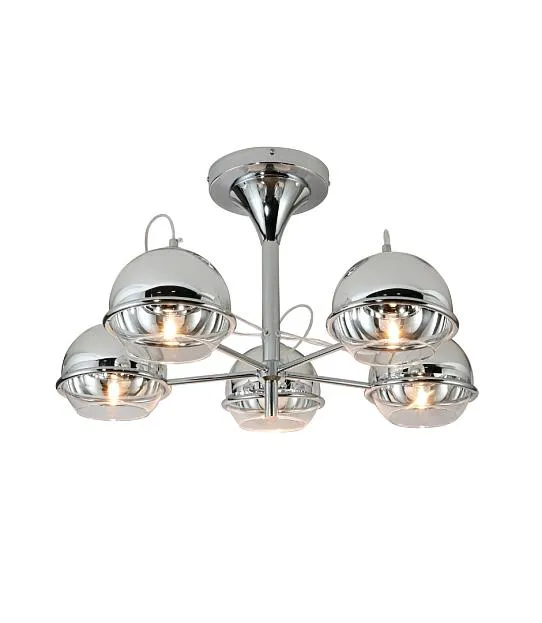 Потолочная люстра Lumina Deco LDC 1029-5 CHR Veroni Потолочная люстра Lumina Deco LDC 1029-5 CHR Veroni