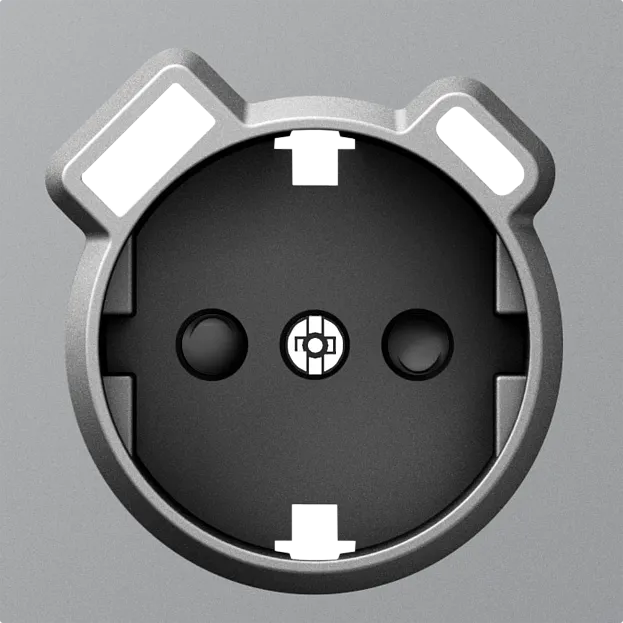 Накладка для розетки Schuko с зарядным устройством USB A+C, со шторками 16A 250В, матовый серый, Donel DE22940 A07 Накладка для розетки Schuko с зарядным устройством USB A+C, со шторками 16A 250В, матовый серый, Donel DE22940 A07