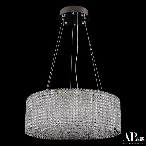 Подвесная люстра APL LED SH13.60.A.Ni.4000 Sicilia Подвесная люстра APL LED SH13.60.A.Ni.4000 Sicilia