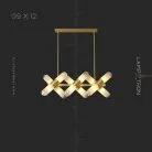 Реечный, рядный светильник LIESEL LONG 12 ламп Lampatron f-liesel-long-12 6601-18028