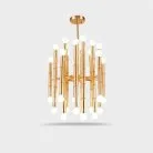 Люстра CONSTA 30 ламп. Цвет золото. Lampatron consta-gold-30 1124-8031