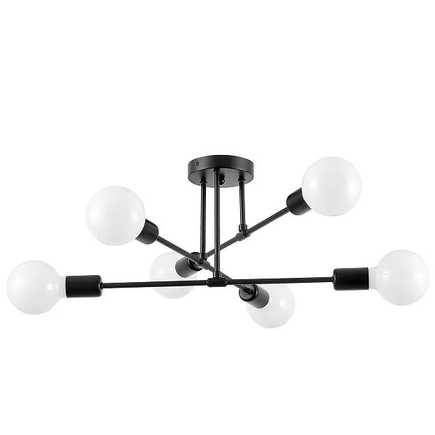 Потолочная люстра Lumina Deco TC 2010-6 BK Потолочная люстра Lumina Deco TC 2010-6 BK