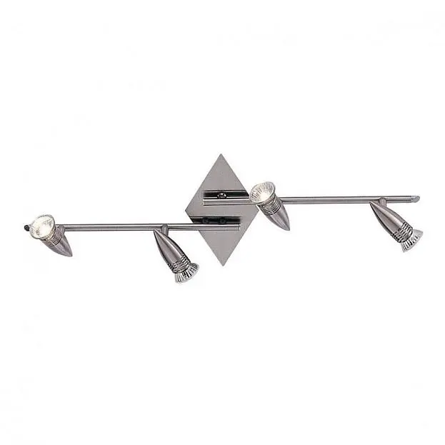 Спот Ideal Lux 006321 ALFA PL4 NICKEL Спот Ideal Lux 006321 ALFA PL4 NICKEL