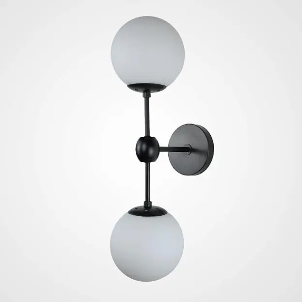 Бра Modo 2 Globes Black And White Glass 84941-22 ImperiumLoft Бра Modo 2 Globes Black And White Glass 84941-22 ImperiumLoft