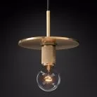 Подвесной Светильник Rh Utilitaire Disk Shade Pendant Brass 123643-22 ImperiumLoft