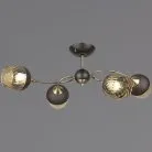 Потолочная люстра Reluce 04250-0.3-04 BK+AB