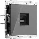 Розетка Ethernet RJ-45 (графит акрил) Werkel W1181044 a064095