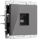 Розетка Ethernet RJ-45 (графит акрил) Werkel W1181044 a064095