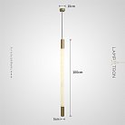 Подвесной светильник MARBLE RACK Размер L. Цвет латунь Lampatron 8892-25148