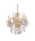 Подвесная люстра Lumina Deco LDP 7026-6+3 SL+GD Eliza