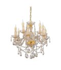 Подвесная люстра Lumina Deco LDP 7026-6+3 SL+GD Eliza