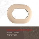 Рамка для двойной розетки 502.08-double.shampan Arte Milano am