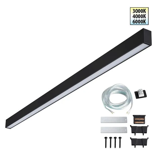 Светильник линейный светодиод. с переключ. цв. температуры IP20 LED 40W Novotech 359605 FATTO Светильник линейный светодиод. с переключ. цв. температуры IP20 LED 40W Novotech 359605 FATTO