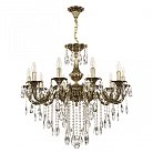 Люстра с хрустальными подвесками Bohemia Ivele Crystal AL79101/10/250 B GB AL7901