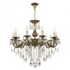 Люстра с хрустальными подвесками Bohemia Ivele Crystal AL79101/10/250 B GB AL7901