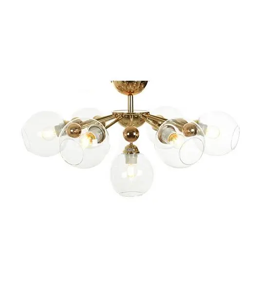 Потолочная люстра Lumina Deco LDC 8040-7 F.GD+PR Devoli Потолочная люстра Lumina Deco LDC 8040-7 F.GD+PR Devoli