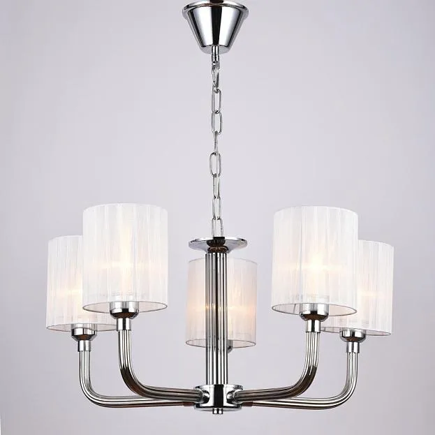 Подвесная люстра ILLUMICO IL1256-5PPA-29 CR Romei Подвесная люстра ILLUMICO IL1256-5PPA-29 CR Romei