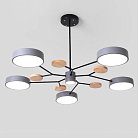 Люстра На Штанге Meade 6 Lamps Grey ImperiumLoft 207861-26