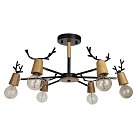 Потолочная люстра Loft It 10024/6 Black Sven