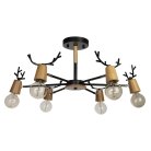 Потолочная люстра Loft It 10024/6 Black Sven