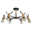 Потолочная люстра Loft It 10024/6 Black Sven