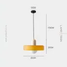 Подвесной светильник COLLAR Желтый + Белый Lampatron collar-y-w 8192-22425