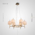 Кольцевые люстры и светильники DARLING 6 ламп Lampatron f-darling-6 6491-17597