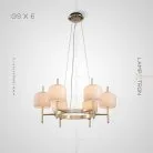Кольцевые люстры и светильники DARLING 6 ламп Lampatron f-darling-6 6491-17597