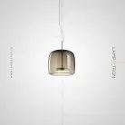 Подвесной светильник DAUPHIN Модель A. Цвет серый Lampatron dauphin-a-gray 2510-24641