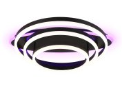 Потолочный светодиодный светильник с пультом Ambrella light FA8524 BK