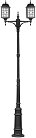 Наземный фонарь Oasis Light 64810LA/E7 09 Bl LONDON L