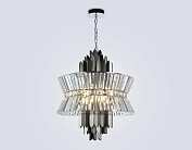 Подвесная люстра Ambrella light LH41020/12 BK/CL черный/прозрачный E14*12 max 40W D560*660