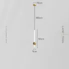 Подвесной светильник WAND VRT Модель B. Цвет латунь. Размер S Lampatron 8625-24074