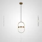 Подвесной светильник ARVET Вертикальный. Размер L. Цвет золото. Lampatron 1784-19295