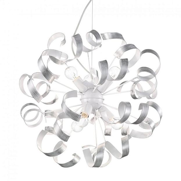 Подвесная люстра Ideal Lux 101613 VORTEX SP6 ARGENTO