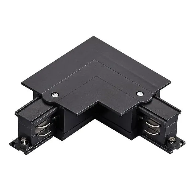 Соединение угловое перекидное встраиваемое с подводом питания к треку 5030xx-R ЧЕРНЫЙ Lightstar 503127-RPS Quattro