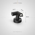 Система WALLIGHT Разъем соединительный угловой вариант 02 Lampatron 6629-18122
