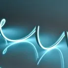 Гибкий неон Uniel ULS-N01-2835-120LED/m-6mm-IP67-DC12V-9W/m-5M-LIGHTBLUE блистер Neon