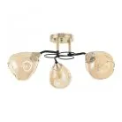 Люстра потолочная с плафонами Arte Milano 324106/3 FG+BK Amalfi