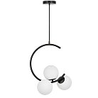 Подвесной светильник Lumina Deco LDP 7031-3 BK Bonio