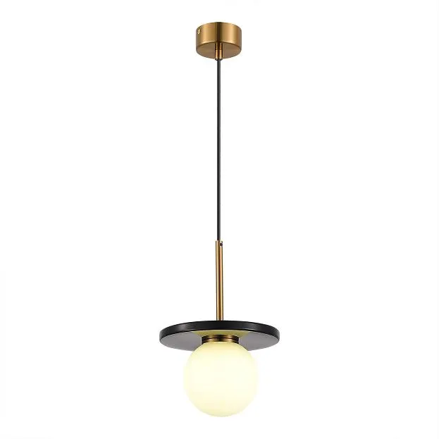 Светильник подвесной Латунь/Латунь, Черный G9 1*5W 4000K ST-Luce SL1191.343.01 NEBULA