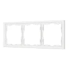 Рамка пластиковая FRM-NOBE-SFPL-3-WH Arlight 054219