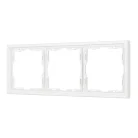 Рамка пластиковая FRM-NOBE-SFPL-3-WH Arlight 054219