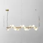 Реечный, рядный светильник MATISSE L SELF 12 плафонов. Цвет белый. Lampatron 3424-8420