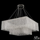 Люстра светодиодная хрустальная APL LED SH04.71.2D.A.Ni.4000 Sicilia