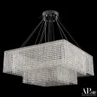 Люстра светодиодная хрустальная APL LED SH04.71.2D.A.Ni.4000 Sicilia